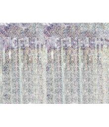 Sølv holografisk foliegardin, 100 x 200