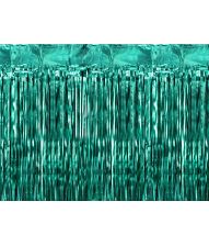 Flaskegrønt foliegardin, 100 x 200 cm