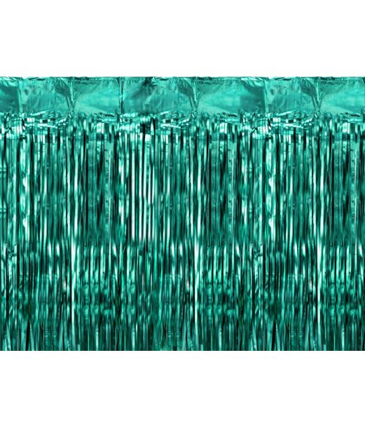 Flaskegrønt foliegardin, 100 x 200 cm