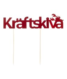 Kräftskiva cake topper 