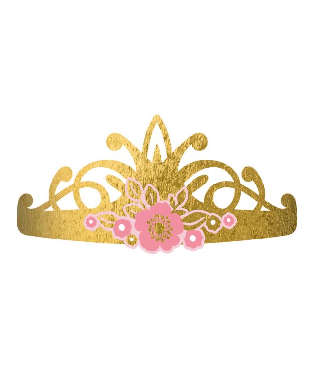Princess for a day tiara, 8 stk