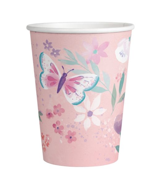 Sommerfugl papkrus, 8 stk