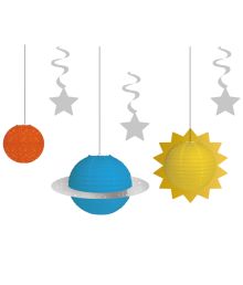 Space party dekorationssæt