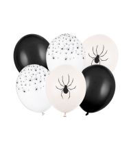 Edderkop ballonbuket, 6 stk