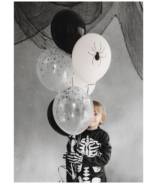 Edderkop ballonbuket, 6 stk
