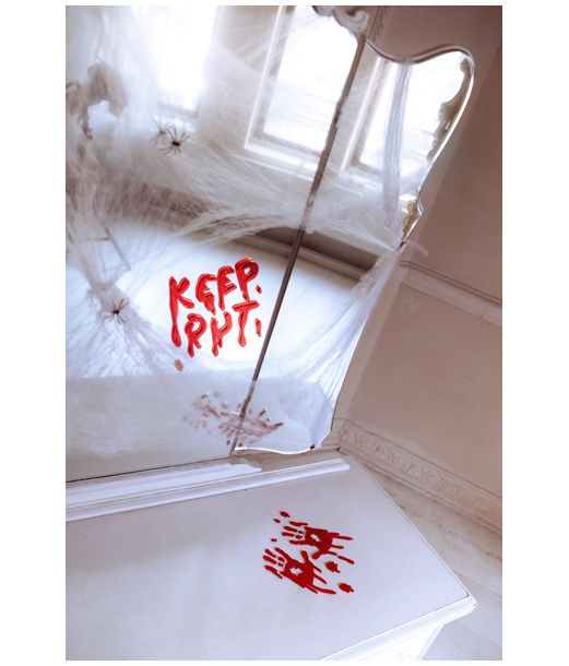 Keep out vinduesticker