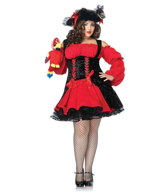 Flot pirat kostume til kvinder.