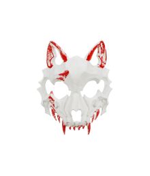 Blodig ulvekranie maske