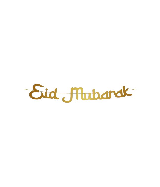 Eid Mubarak bogstavbanner, 2 m
