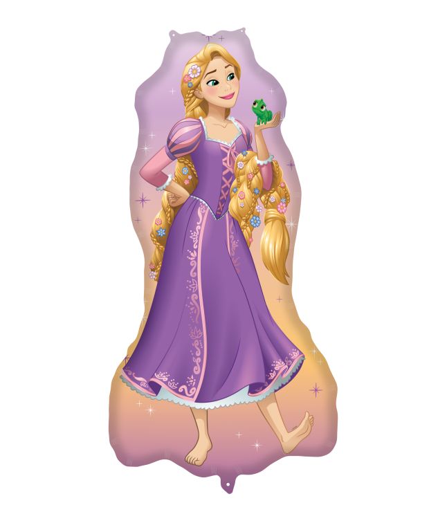 Rapunzel folieballon, 101 x 58 cm