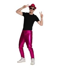Pink diskobukser til mænd og kvinder