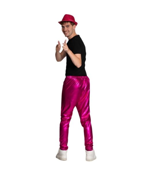 Pink diskobukser til mænd og kvinder