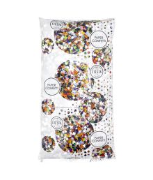 Multifarvet konfetti, 1 kg