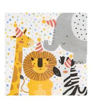 Safari servietter, 33 x 33 cm