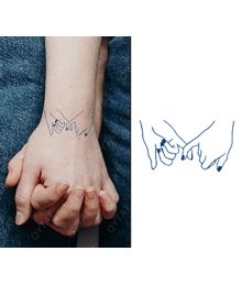 Pinky promise tatovering