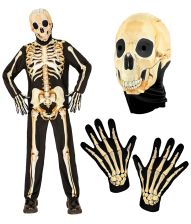 Skelet kostume