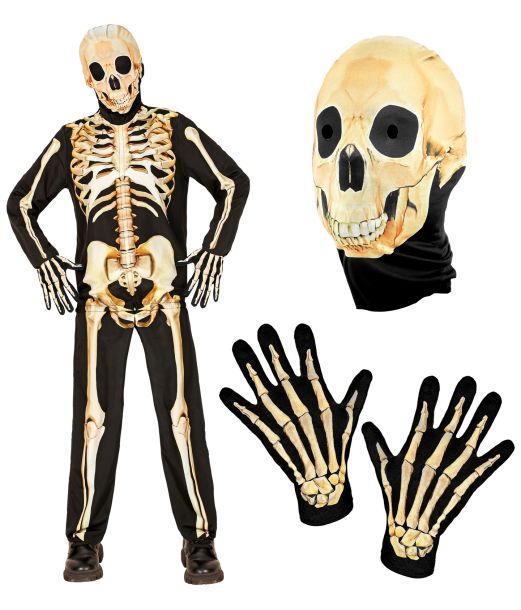 Skelet kostume