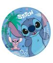 Stitch & Angel paptallerkner, 20 cm