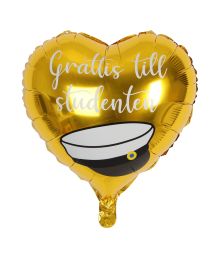 Grattis till studenten folieballon, 46 cm