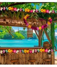 Hawaii blomster guirlande