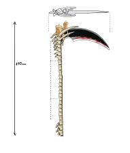 Knogle le, 4 delt 150 cm