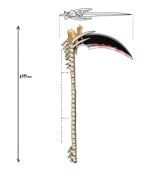 Knogle le, 4 delt 150 cm