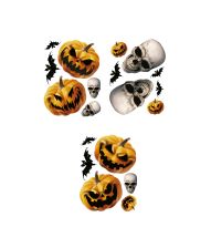 Halloween stickers, 3 ark
