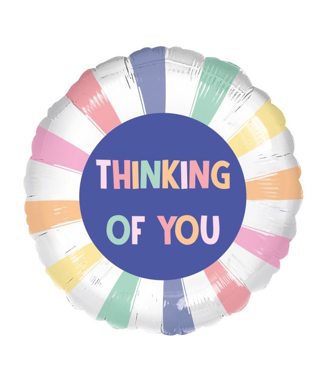 Folieballon Thinking of you
