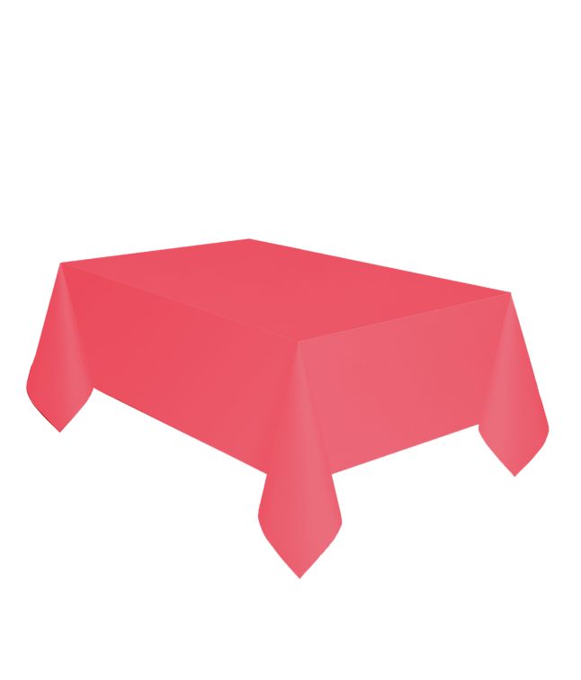 Rød papirsdug