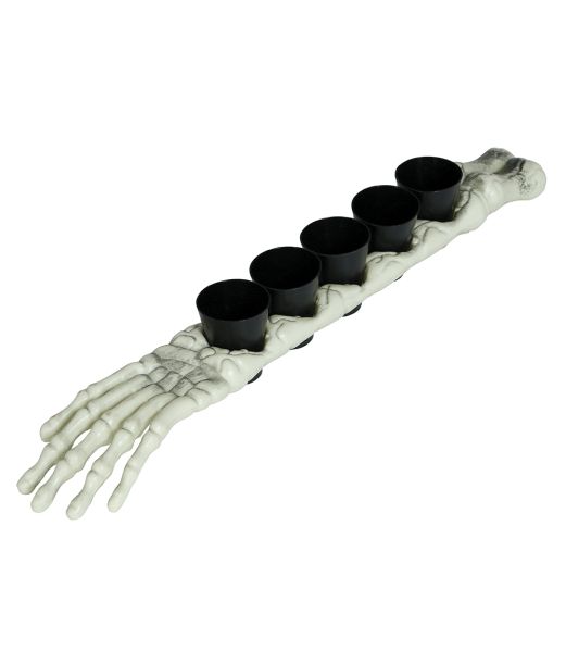 Skeletarm shotglas holder