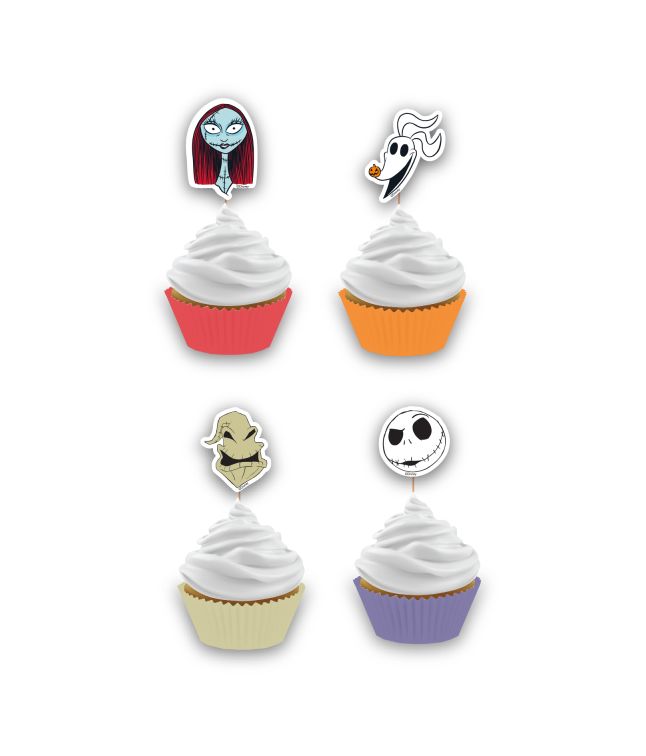 Nightmare Before Christmas muffinsforme og picks