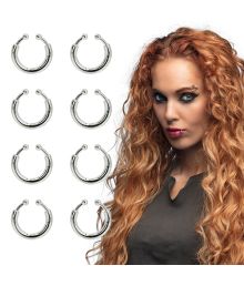 Falske piercinger, 8 stk 
