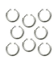 Falske piercinger, 8 stk 