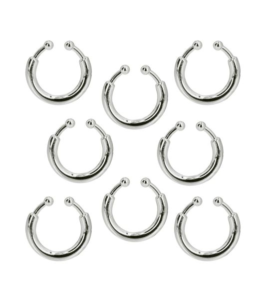 Falske piercinger, 8 stk 
