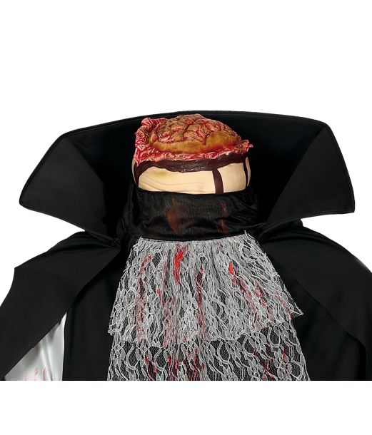 Afhugget hoved kostume