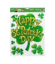 Skt. Patricks dag vinduespynt