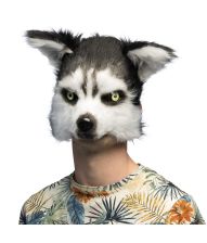 Husky maske med pels