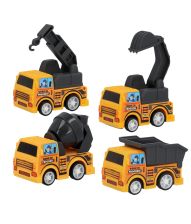 Små entreprenørbiler, 4 stk