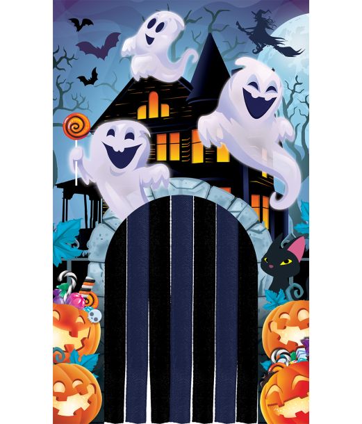 Halloween dørgardin