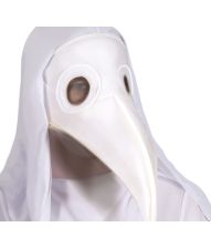 Hvid pestdoktor kostume til kvinder