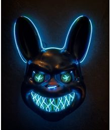 Killer Rabbit, blåt LED lys