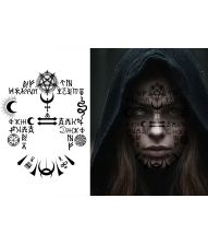 Satanisk ansigtstatovering