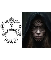 Satanisk ansigtstatovering