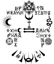 Satanisk ansigtstatovering