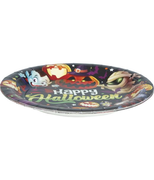 Little Monsters paptallerkner, 23 cm