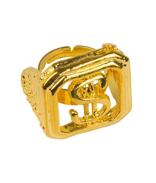 Guldfarvet dollarring