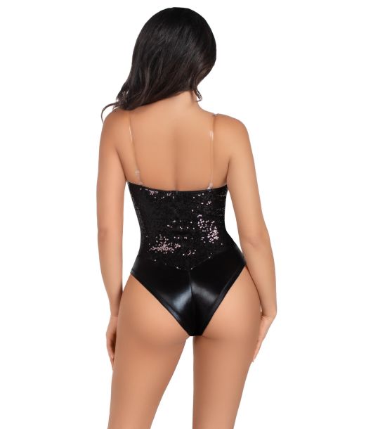 Sort palliet bodysuit