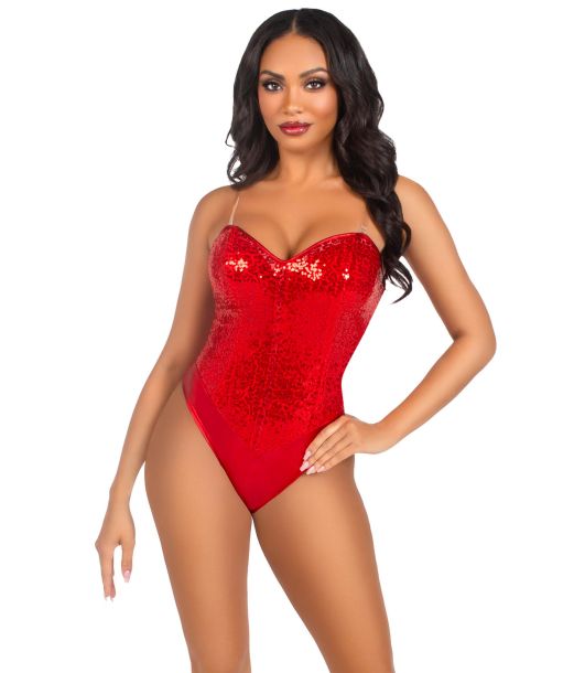 Sort palliet bodysuit