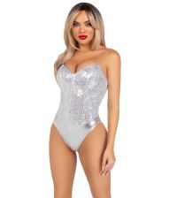 Sort palliet bodysuit