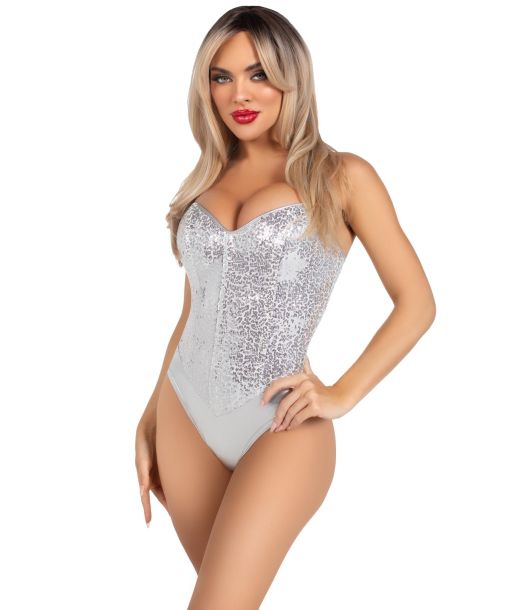 Sort palliet bodysuit